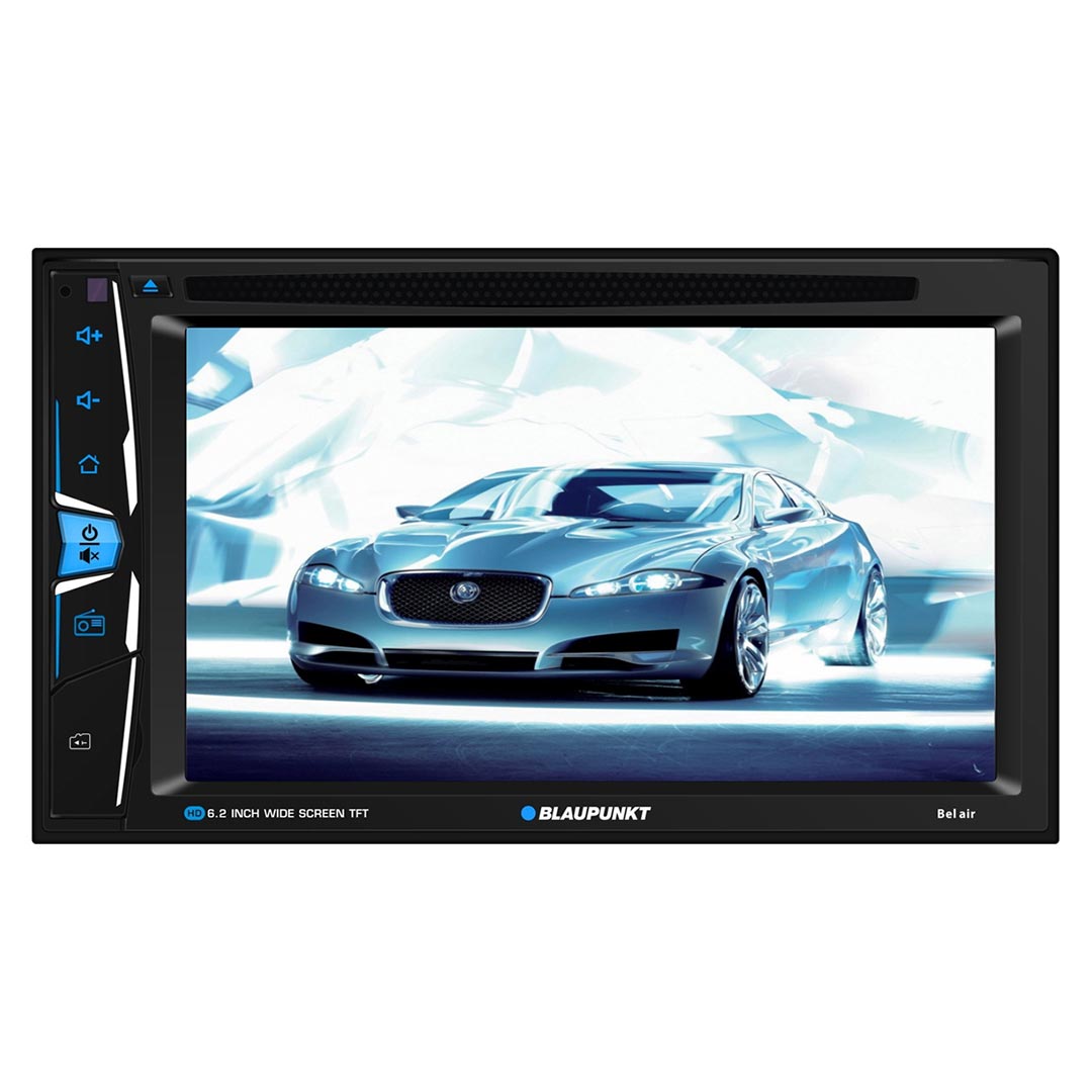 Blaupunkt BELAIR Belair 6.2" Double DIN Fixed Face Touchscreen DVD Receiver with Bluetooth, USB/SD Inputs and MirrorLink