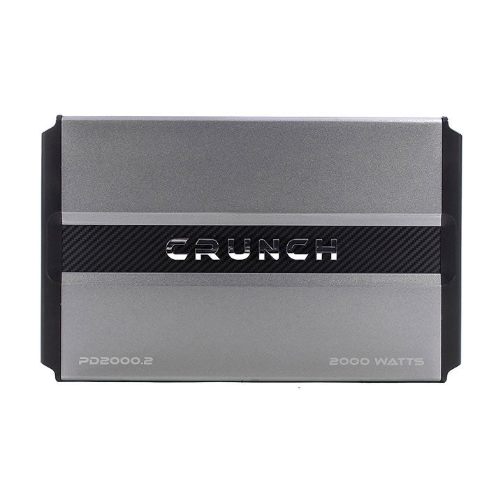 Crunch PD 2000.2 Power Drive Bridgeable Amplifier 2000 Watts Max Class Ab 2-channel