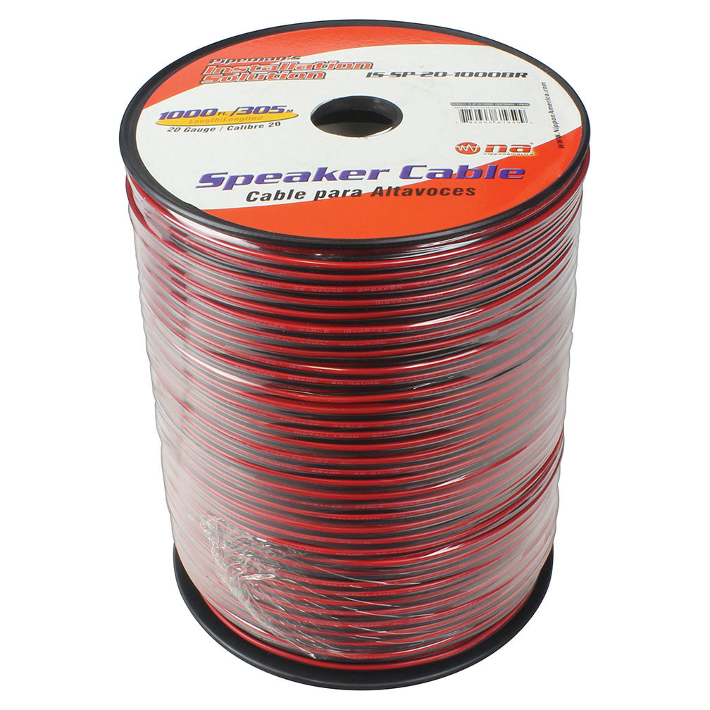 Installation Solutions ISSP161000BR Speaker Cable 1000FT-black and red jacket