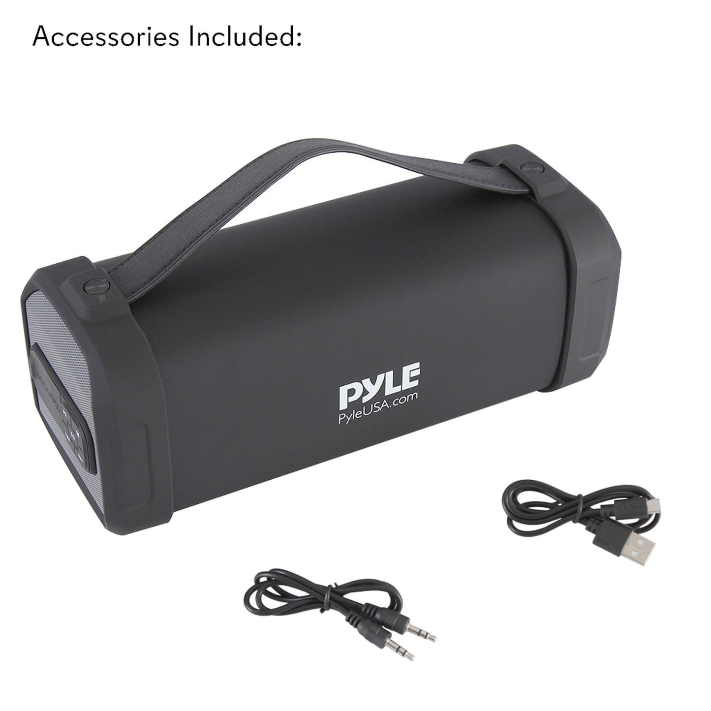 Pyle PBMSQG9 Portable Bluetooth Tube-Shaped Speaker