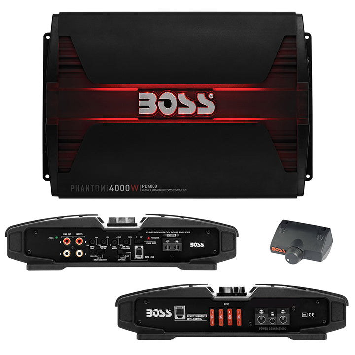 Boss PD4000 PHANTOM 4000 Watts Class D Monoblock Power Amplifier