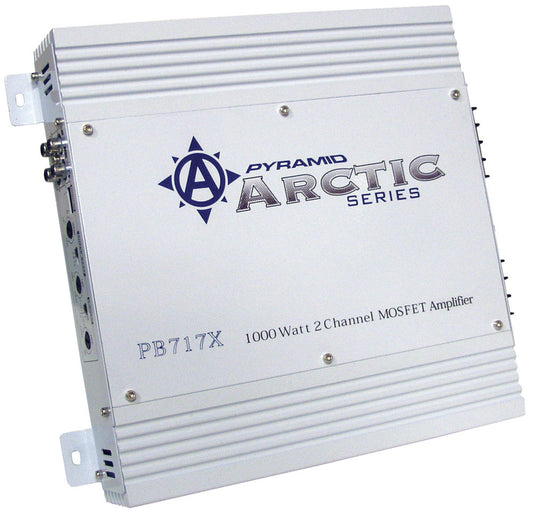 Pyramid PB717X 1,000-Watt 2-Channel Bridgeable Amplifier
