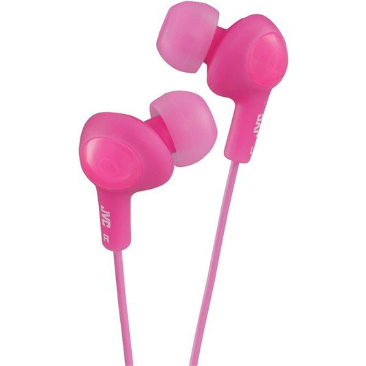 JVC HAFR6P Gumy Plus Earbuds w/Remote & Microphone (Pink)