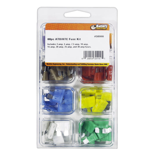 BATTERY 30990 DOCTOR ATO/ATC 80 Piece Assorted Fuse Kit