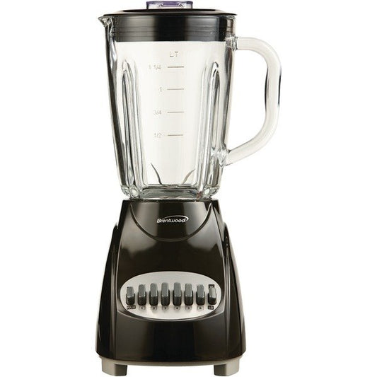 Brentwood Appl. JB-920B 42oz 12-Speed + Pulse Electric Blender w/Glass Jar