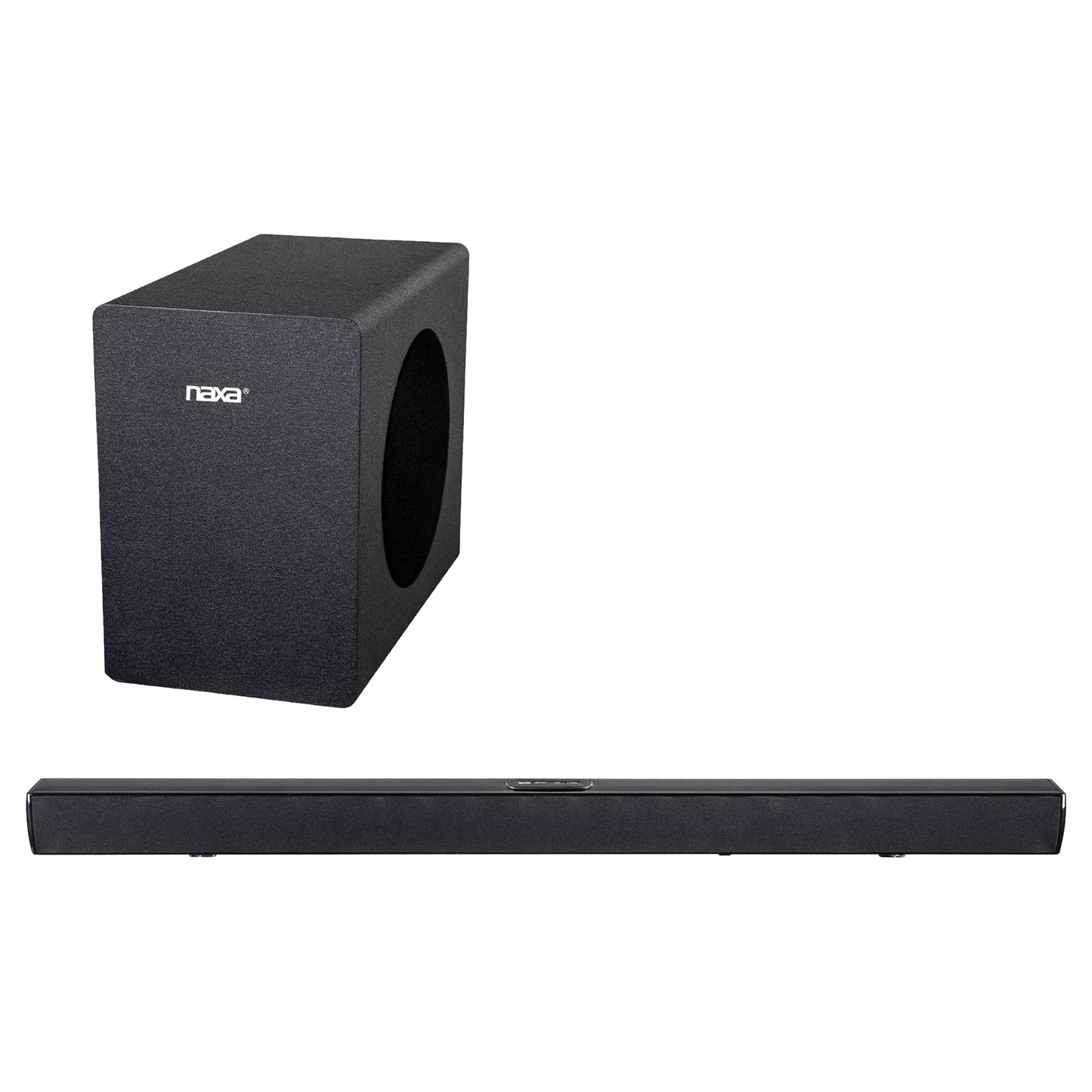 Naxa NHS-2050 40-Watt 37" Bluetooth Sound Bar & Wireless Sub Home Theater System