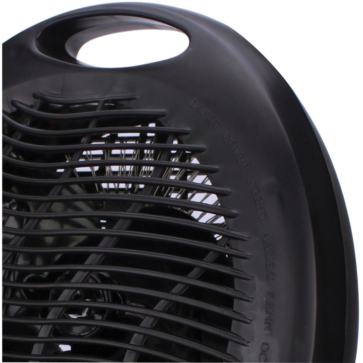 BRENTWOOD H-F301BK Portable Electric Space Heater & Fan (Black)