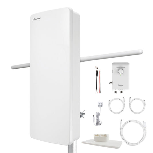 ANTOP ANTENNA INC. AT800SBS HD Smart Panel Amplified Indoor/Outdoor Antenna