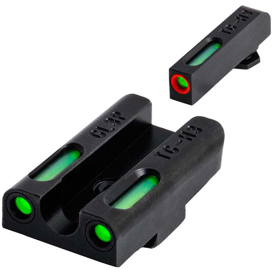 Truglo TG13GL3PC TFX-PRO Tritium + Fiber-Optic Xtreme Handgun Day/Night Sights