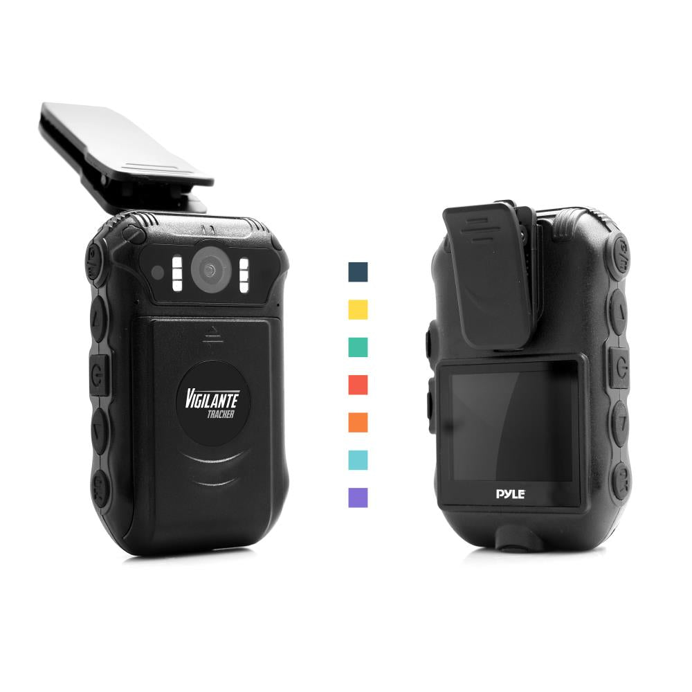 Pyle PPBCMG18 HD Body Camera w/ Night Vision & GPS Tracking