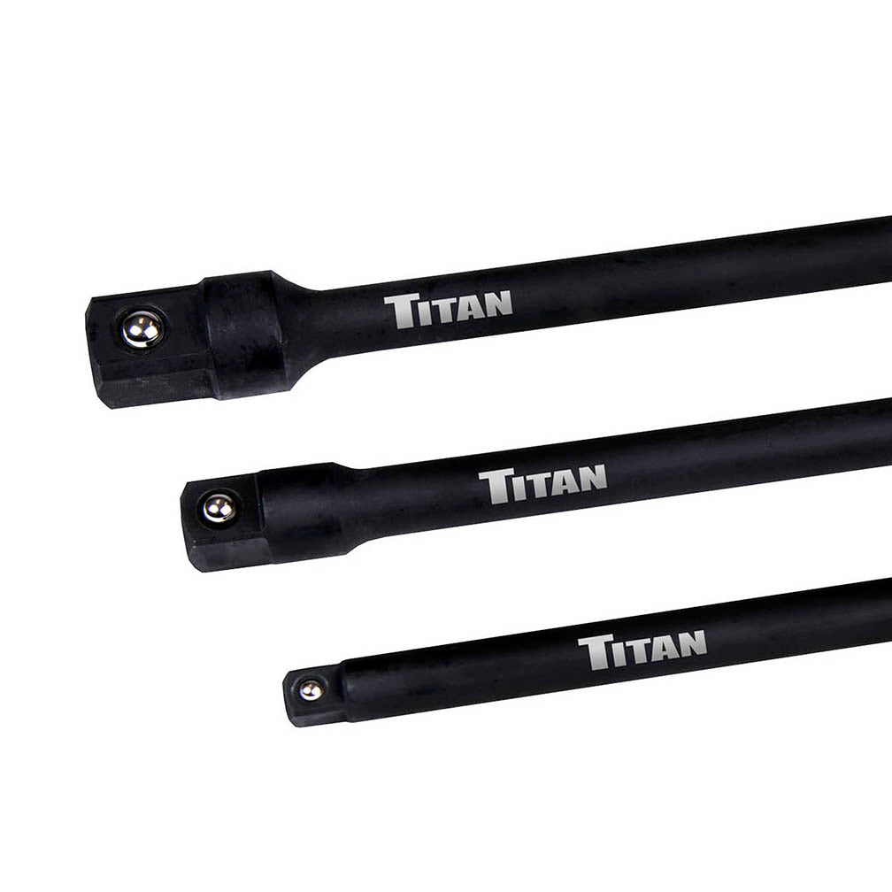 Titan 15206 Tool 3 pc 12 in Impact Adapter Set