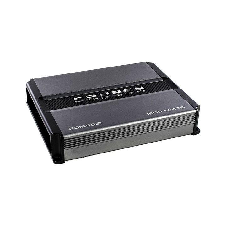 Crunch PD 1500.2 Power Drive Bridgeable Amplifier 1500 Watts Max Class Ab 2-channel