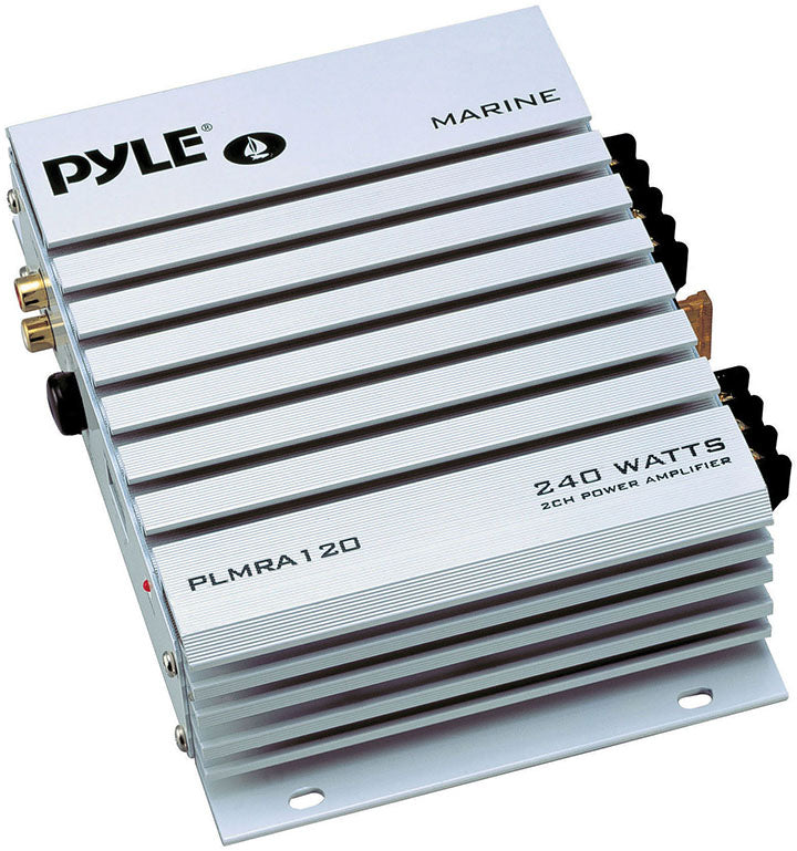 Pyle PLMRA120 2 Channel 240 Watt Marine Amplifier