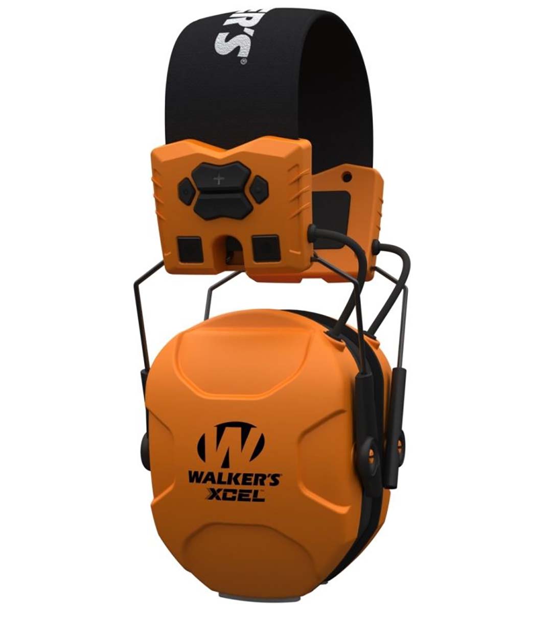 Walkers Safety GWPSFXSEMBTBLZ XCEL Advanced Digital Muff w/BT Blaze Orange