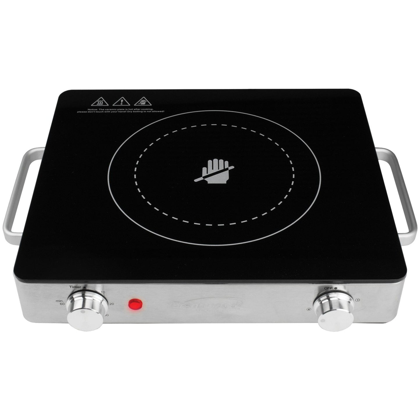 Brentwood Appl. TS-381 1,200W Single Infrared Electric Countertop Burner