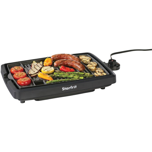 THE ROCK 024414-003-0000 Indoor Smokeless Electric BBQ Grill