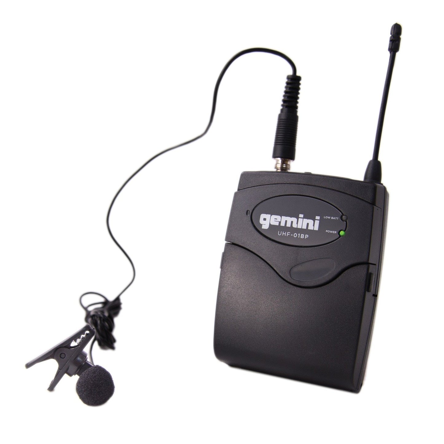 Gemini UHF-01HL-F1 Single-Channel UHF Wireless Mic Sys. w/Headset&Lavaliere Mics
