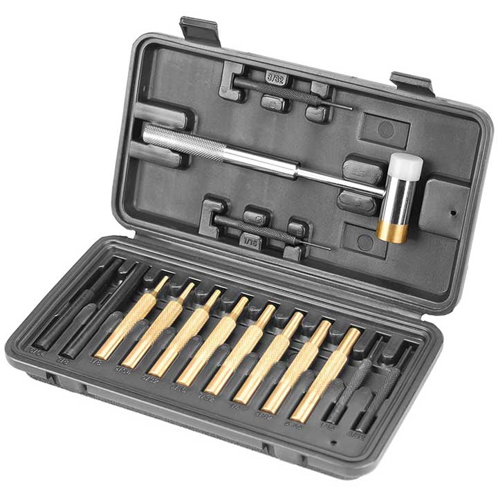 Wheeler 951900 Engineering Hammer And Punch Set Plastic Case