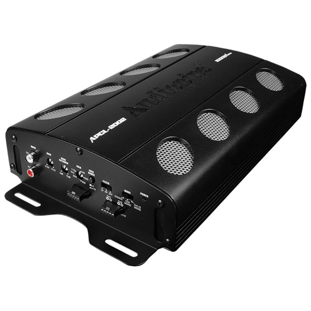 Audiopipe APSB1250 Dual 12" Sub Woofer Enclosure w/ Amplifier & Install Kit