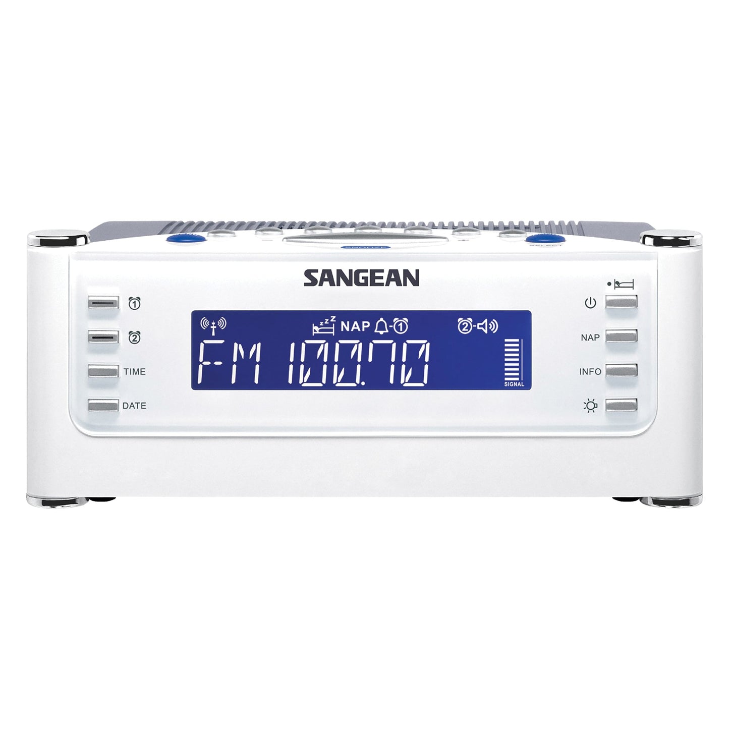 SANGEAN SNGRCR22 AM/FM Atomic Clock Radio with LCD Display