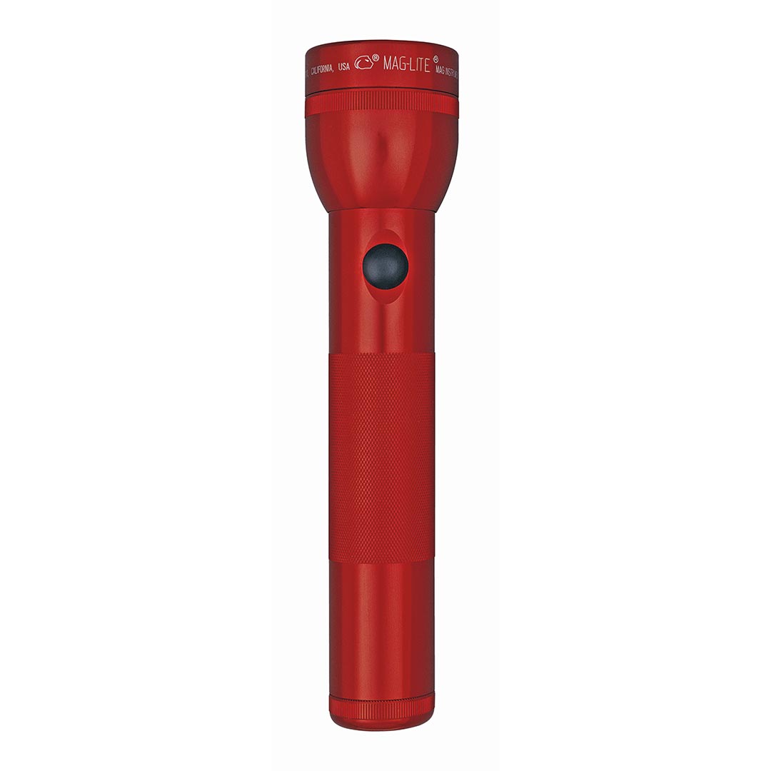 MAGLITE ST2D036 LED 2-Cell D Flashlight, Red