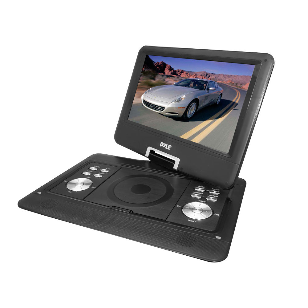 Pyle Home PDH14 14-Inch Portable TFT/LCD Monitor with Built-In DVD Player MP3/MP4/USB SD Card Slot