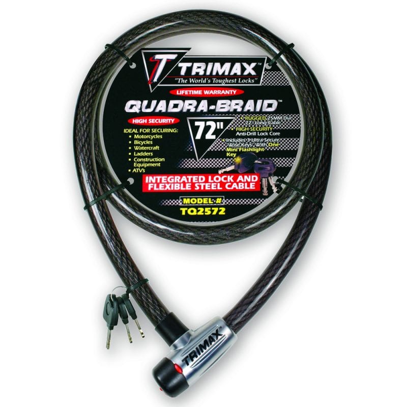 Trimax TQ2572 Trimaflex 72 Keyed Cable Lock