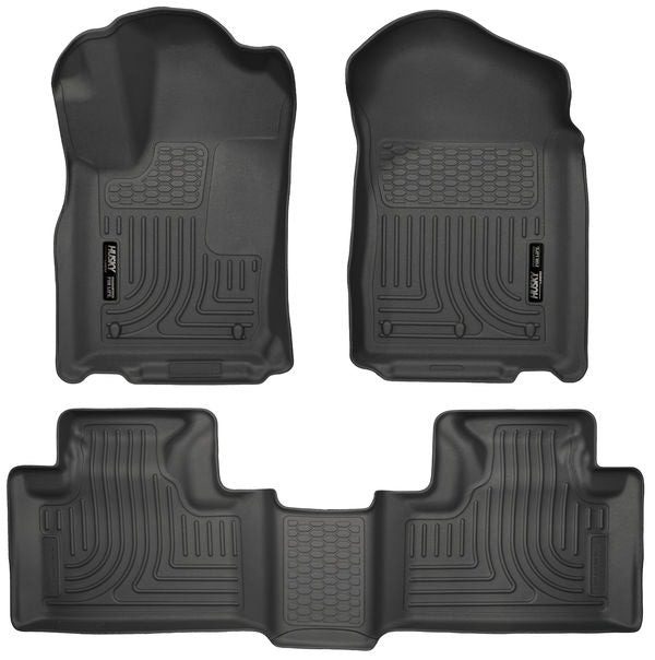 Husky 99051 Front/2nd Seat Floor Liners For 11-15 Dodge/Jeep Durango/Grand