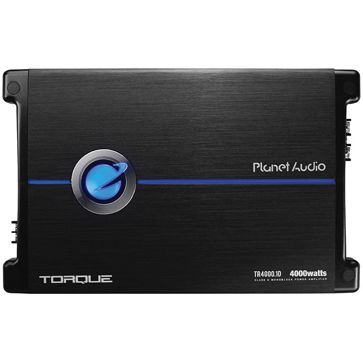 Planet Audio TR40001D 4000 Watts Max Class D Monoblock Amplifier 1-OHM Stable