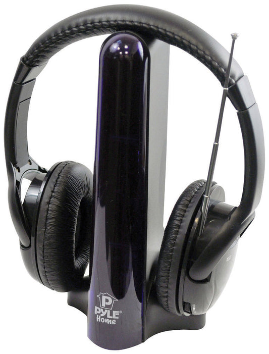 Pyle PHPW2 FM Hifi Wireless Headphones with Extreme Bass