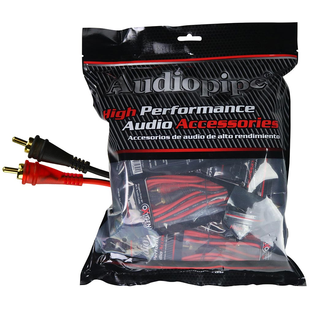 Audiopipe AMF15 15ft Oxygen Free RCA Cable - 10pcs per bag