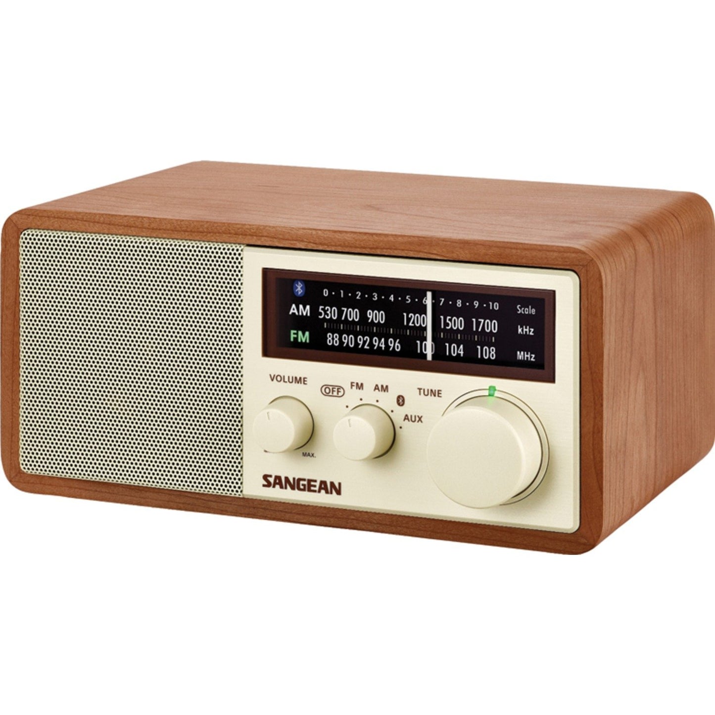 SANGEAN SNGWR16 AM/FM Bluetooth Wooden Cabinet Radio