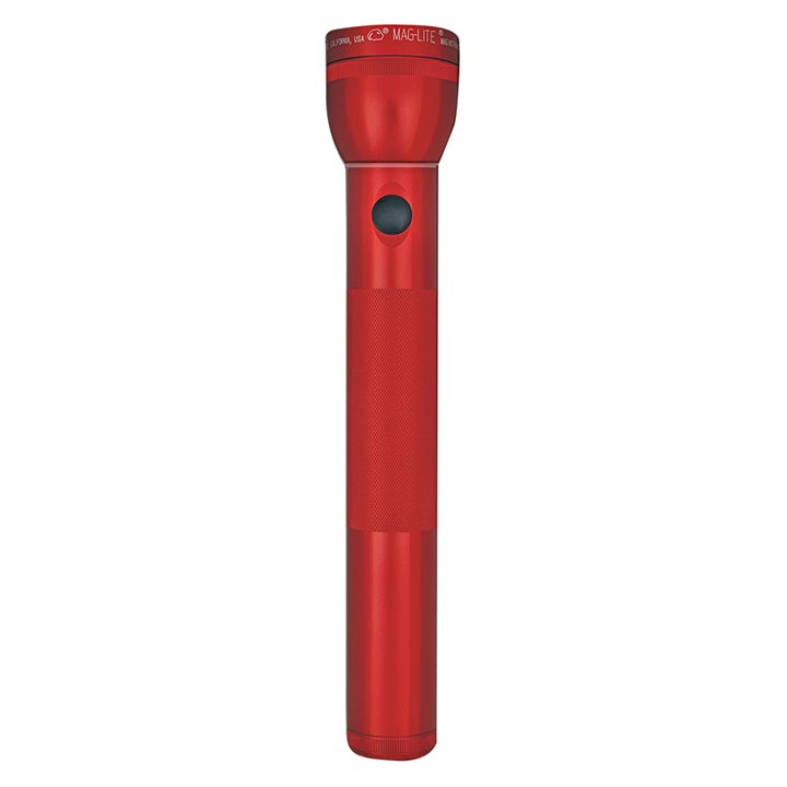 MAGLITE S3D036 3 CELL D  Flashlight Red