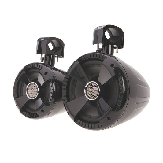 Soundstream WTS6B Pair (2) Of Gloss Black 6.5" Wake Tower Speakers - 300W Max