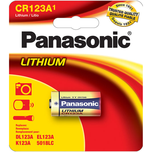 Panasonic CR123APA1B CR123A Lithium (1-Pack)