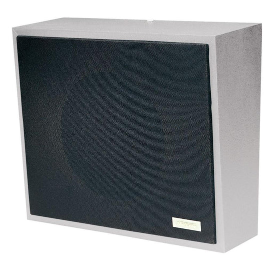 Valcom V-1052C 8in Amplified Wall Speaker, Metal, Black