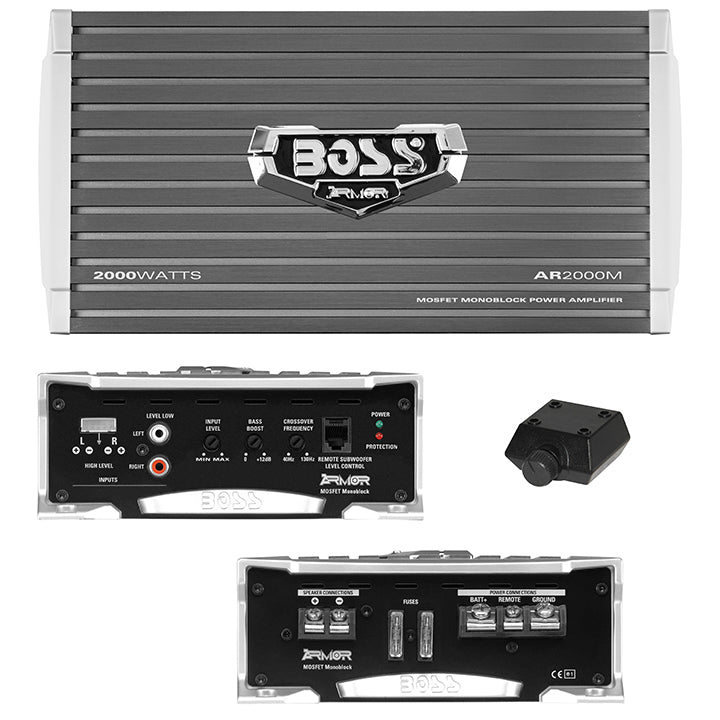 Boss AR2000M Armor Monoblock Amplifier 2000W Max