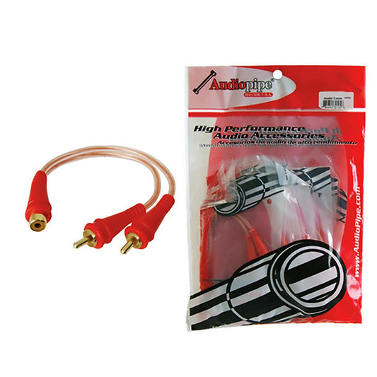Audiopipe BMSGYF2M Y RCA Cable