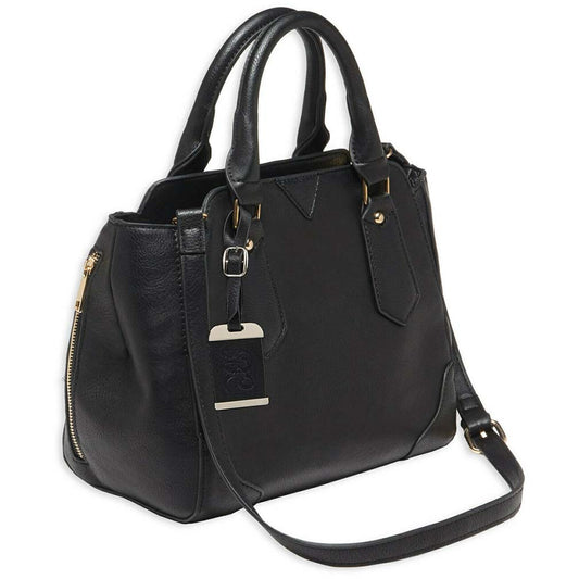 Bulldog BDP020 Concealed Carry Satchel Style Purse W/Holster Black W/Black Trim