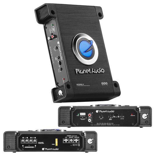 Planet Audio AC6002 2 Channel Amplifier, 600W MAX