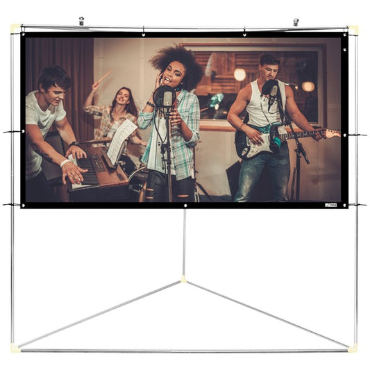 Pyle PRJTPOTS81 Portable Outdoor Projection Screen (80")