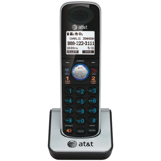 AT&T TL86009 DECT 6.0 2-Line Corded/Cordless Additional Phone Handset w/ Bluetooth