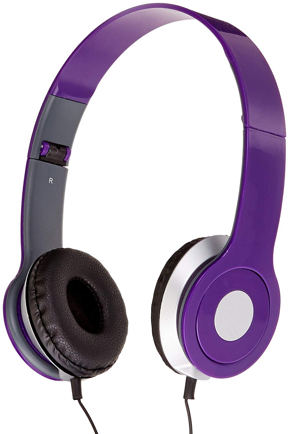 iLive iAH54PR Over the Ear DJ Headphones Purple