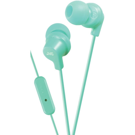 JVC HAFR15Z In-Ear Headphones w/Microphone (Teal)