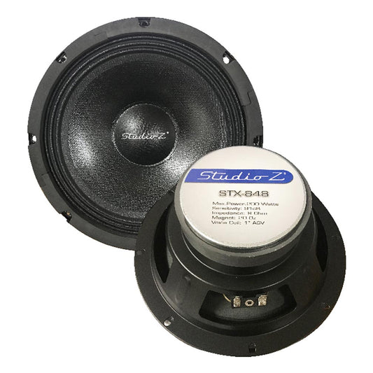 Studio STX848 Z 8" Woofer, 200 Watts Max, 8 Ohm