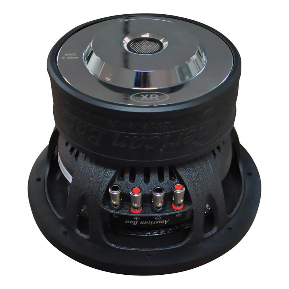 American Bass XR10D4 10 Woofer, 1000W RMS/2000W Max, Dual 4 Ohm Voice Coils