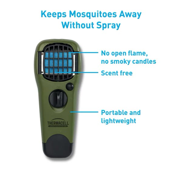 Thermacell MR150GREEN MR150 Portable Mosquito Repeller, Green