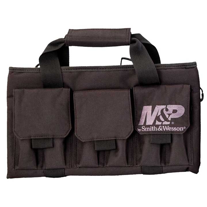 M&P 110028 Gear Pro-Tac Single Handgun Padded Pistol Bag  Black