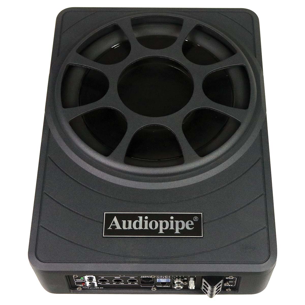 Audiopipe APLP1030 10" Low Profile Amplified Subwoofer, 500W Max/250W RMS
