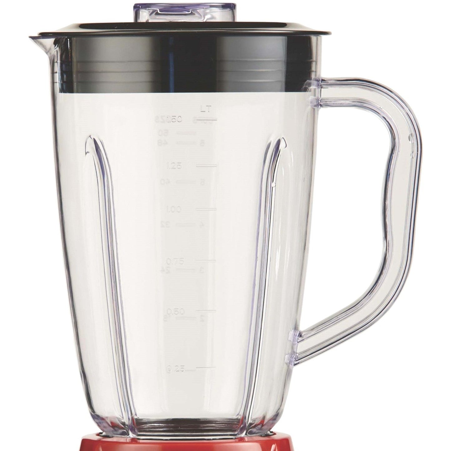 Brentwood Appl. JB-220R 50oz 12-Speed + Pulse Electric Blender w/Plastic Jar